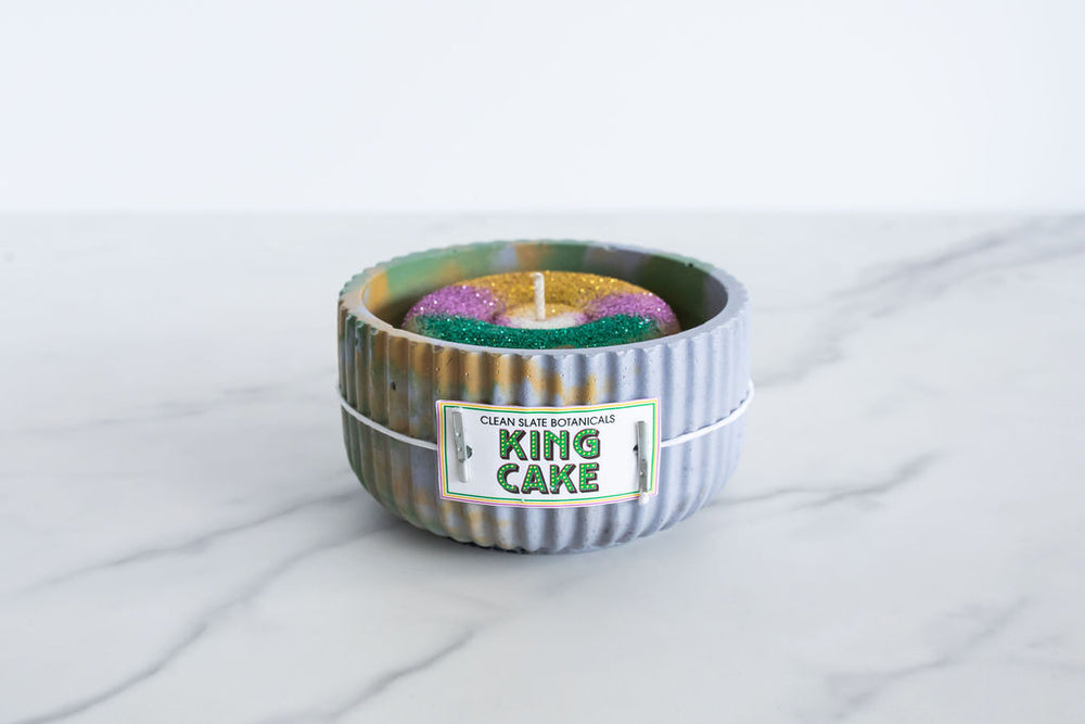 king cake candle